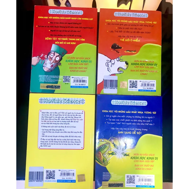 Combo 4 quyển: Horrile Science 1020194