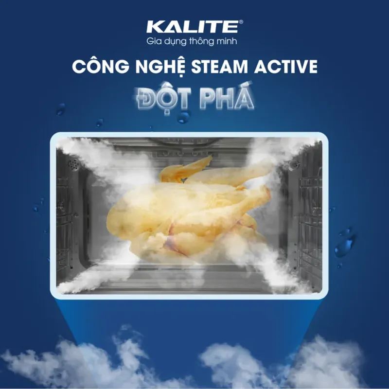 Nồi chiên hơi nước KALITE STEAM STAR 15 lít, đa năng 732572