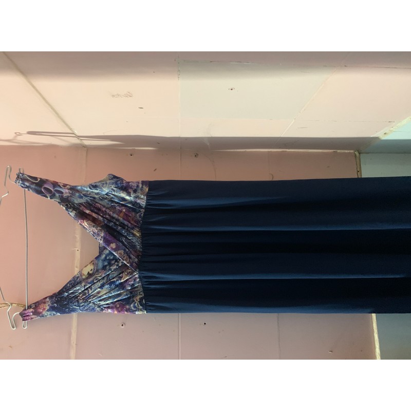 Đầm dài hai dây thiết kế không mác size S, M 194127