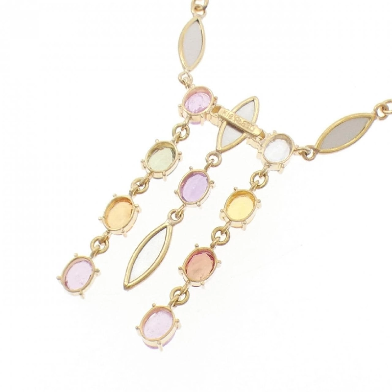 K18YG/PT850 Dây chuyền Sapphire - Hàng hiệu Chính hãng 857677