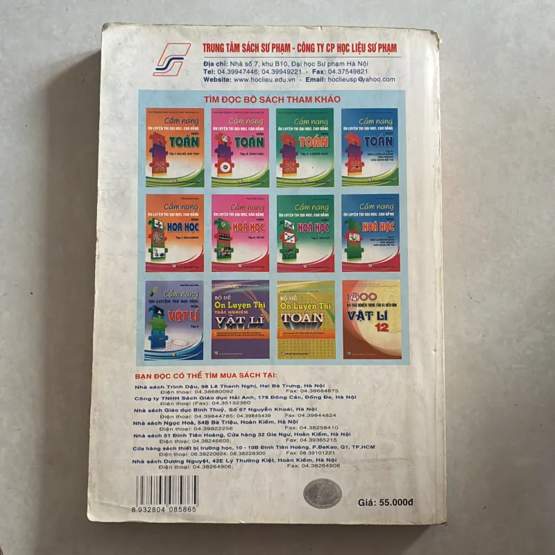 Cẩm nang ôn luyện thi đại học môn vật lý Tập 1 - Nguyễn Anh Vinh 779001