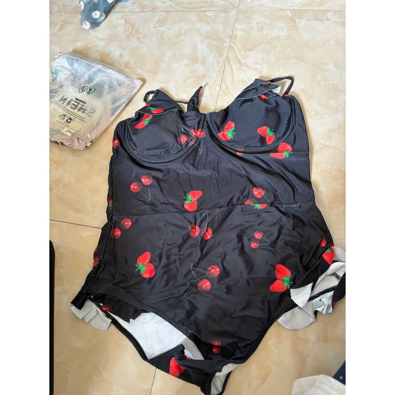 Bikini liền dâu cherry  80060