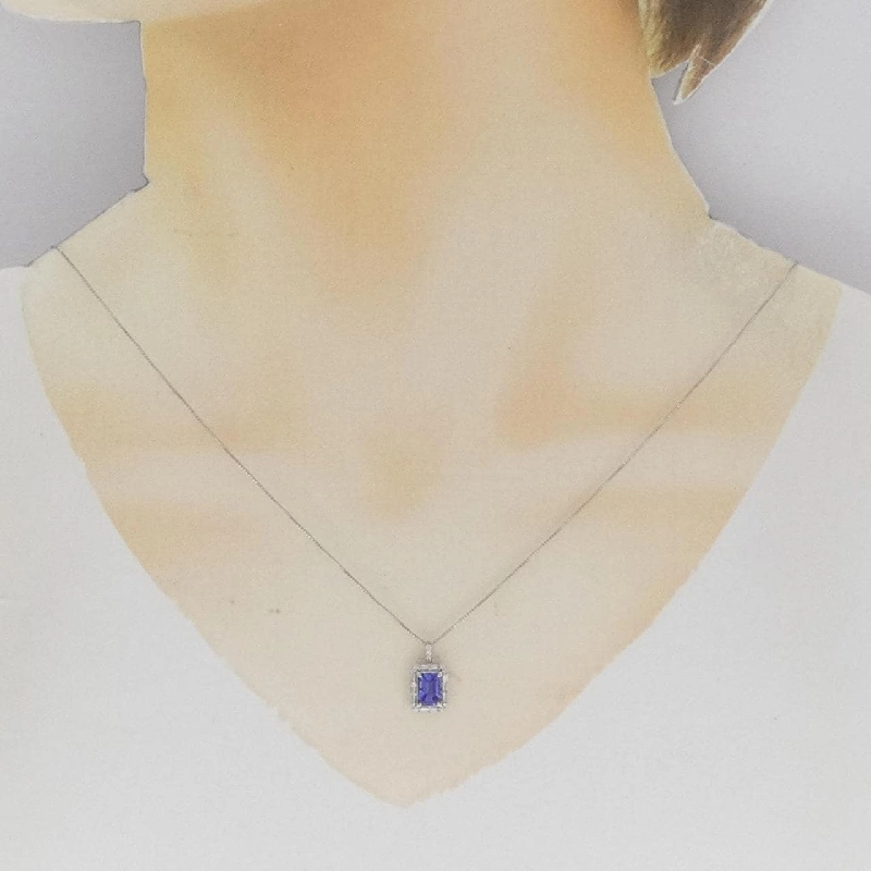 Dây chuyền Tanzanite 0.87CT - Hàng hiệu Authentic 863659