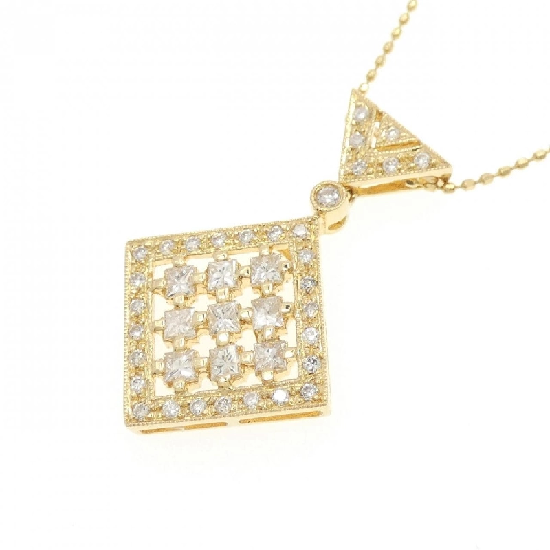 Dây chuyền kim cương K18YG 0.65CT - Hàng hiệu Chính hãng 864520