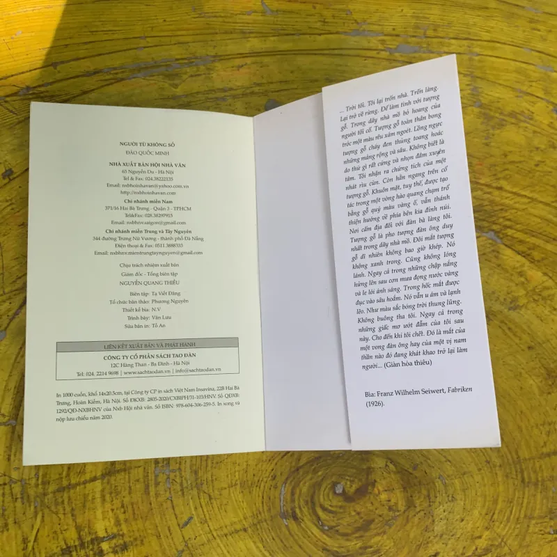 NGƯỜI TÙ KHÔNG SỐ - ĐÀO QUỐC MINH 752646