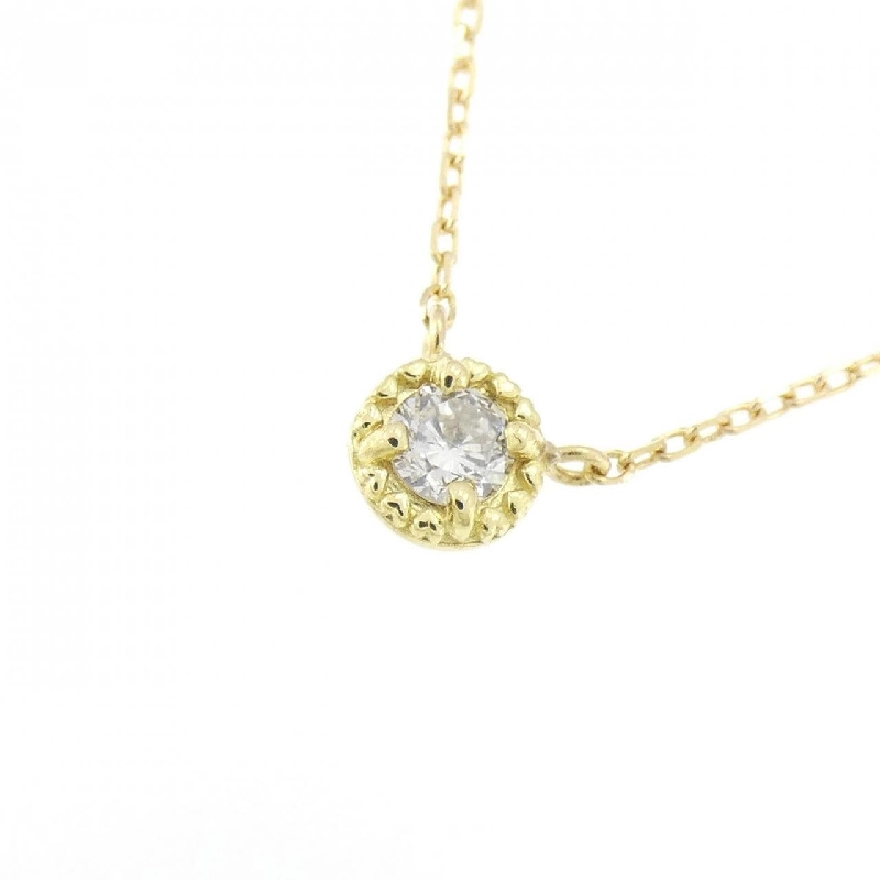 Dây chuyền kim cương K18YG 0.10CT - Hàng hiệu Chính hãng 861754
