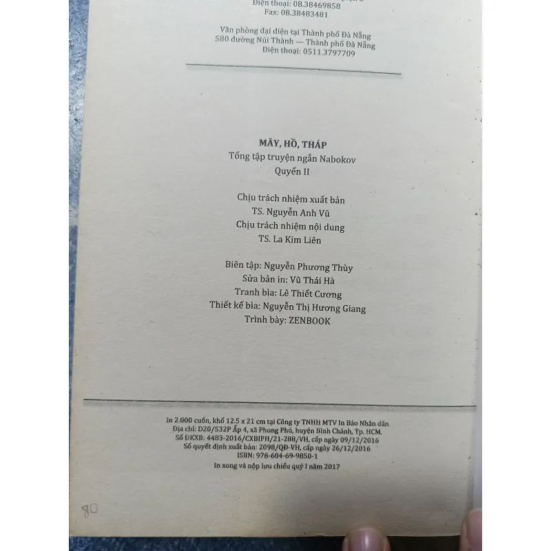 Mây hồ tháp - Vladimir Nabokov 975070