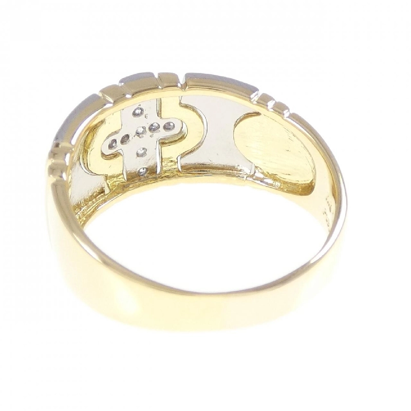 Nhẫn kim cương K18YG/PT900 0.17CT 666565