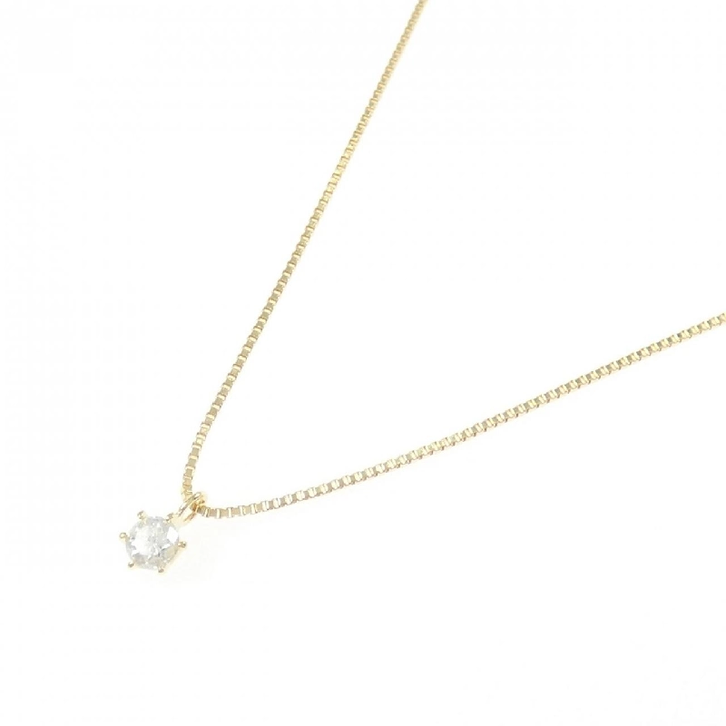 K18YG Solitaire Dây chuyền kim cương 0.15CT - Hàng hiệu Chính hãng 856700