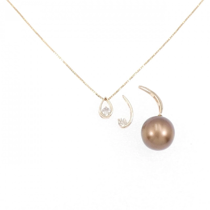 K18PG 2WAY Ngọc trai đen 11.8mm - Hàng hiệu Chính hãng 858115