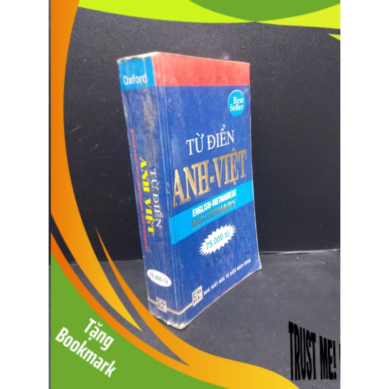 (TẶNG BOOKMARK) Từ điển Anh Việt 75.000 từ năm 2013 mới 80% ố vàng ẩm RBK2902 955297