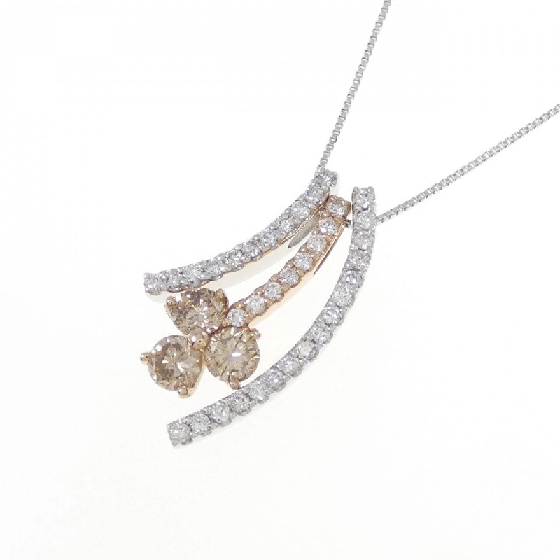 K18WG/K18PG 2WAY Dây chuyền kim cương 1.00CT - Hàng hiệu Chính hãng 865070