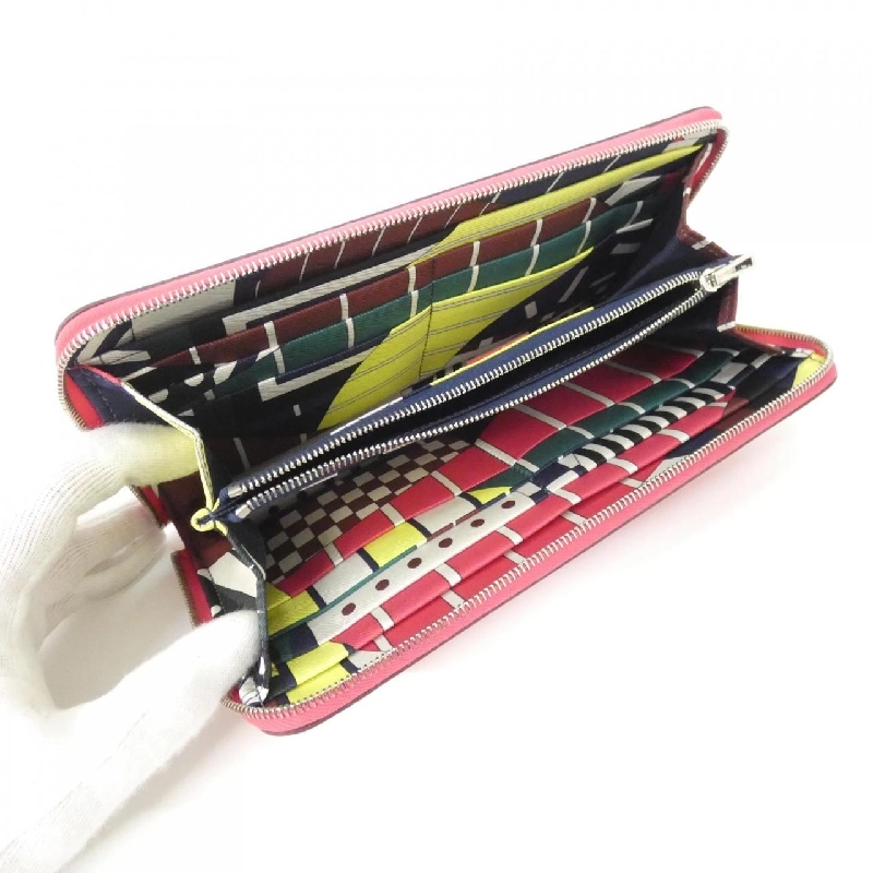 Ví da Hàng hiệu Authentic Hermès ONE TWO THREE Silk in Classic 073571CK 806049