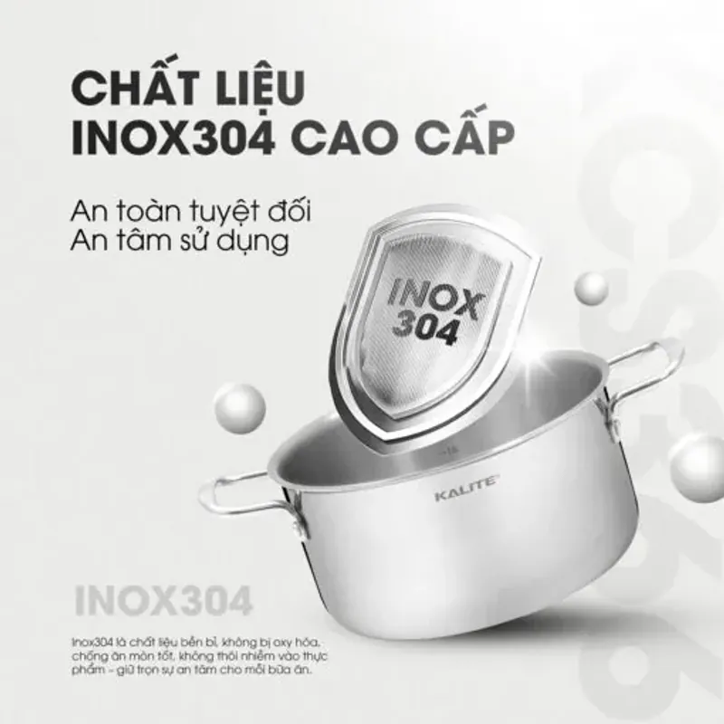 Bộ 3 nồi inox sz 18-20-24cm chĩnh hãng mới 100% 575715