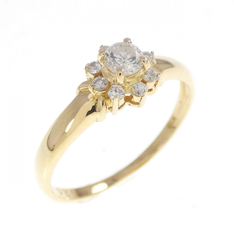 Nhẫn kim cương hoa K18YG 0.20CT - Hàng hiệu chính hãng 851797