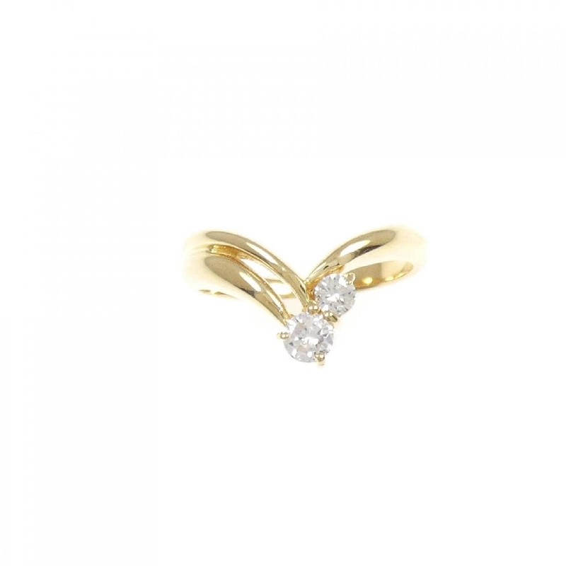 Nhẫn kim cương K18YG 0.26CT 672695