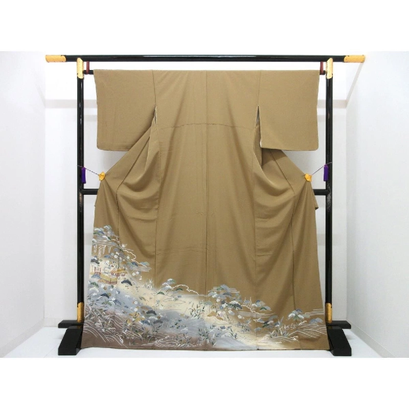 Áo màu sắc lưu giữ 友禅金彩加工 ボカシ染 - Hàng hiệu Authentic 878144