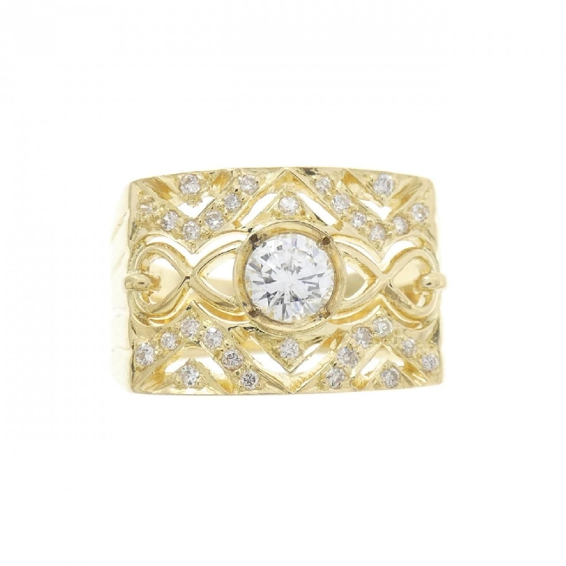 Nhẫn kim cương K18YG 0.402CT - Hàng hiệu Authentic 846257