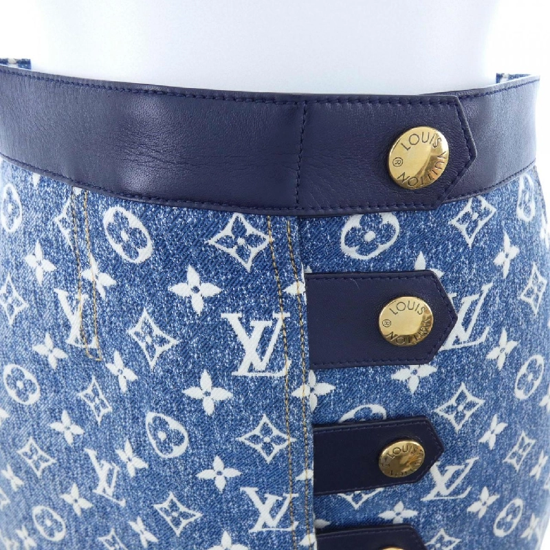 Chân váy denim jacquard monogram LOUIS VUITTON FMSK27KJ2 - Hàng hiệu Authentic 817145