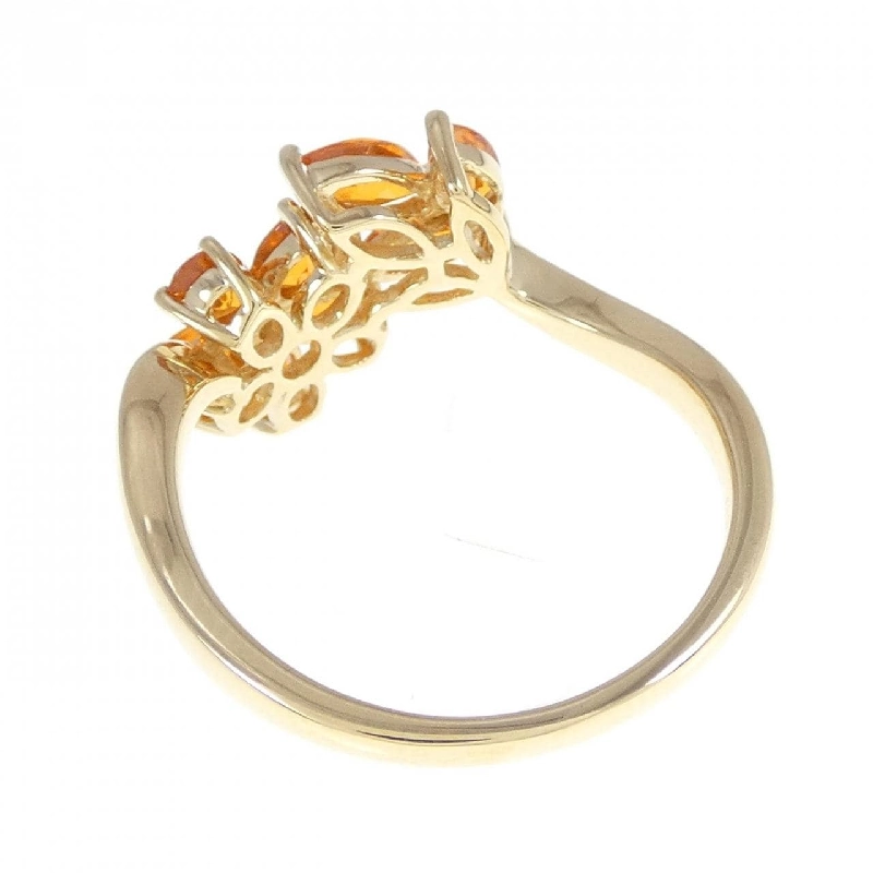 Nhẫn Garnet K18YG Hoa 1.41CT 668244