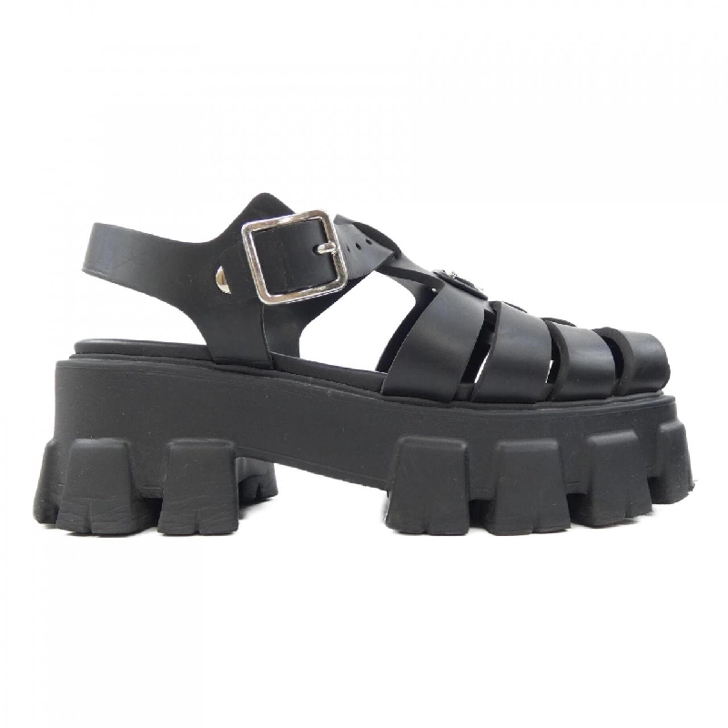 Giày sandal PRADA logo tam giác Monolith 1X853M bằng cao su - Hàng hiệu Chính hãng 828651