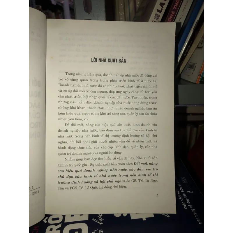 Đổi mới, nâng cao hiệu quả doanh nghiệp Nhà nước đảm bảo vai trò chủ đạo của kinh tế… 716695