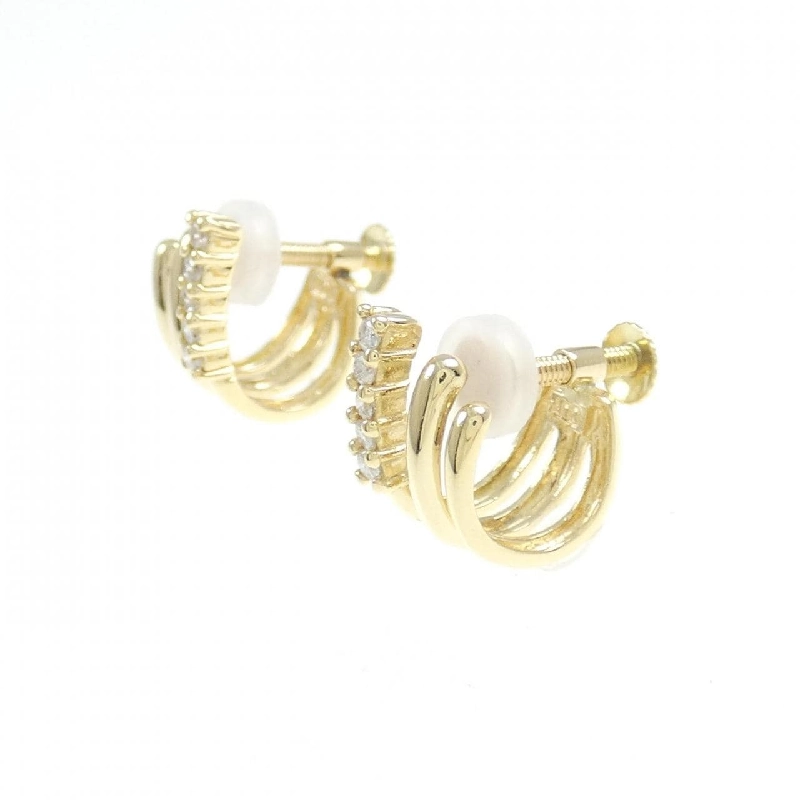 K18YG Bông tai kim cương 0.14CT - Hàng hiệu Chính hãng 874506