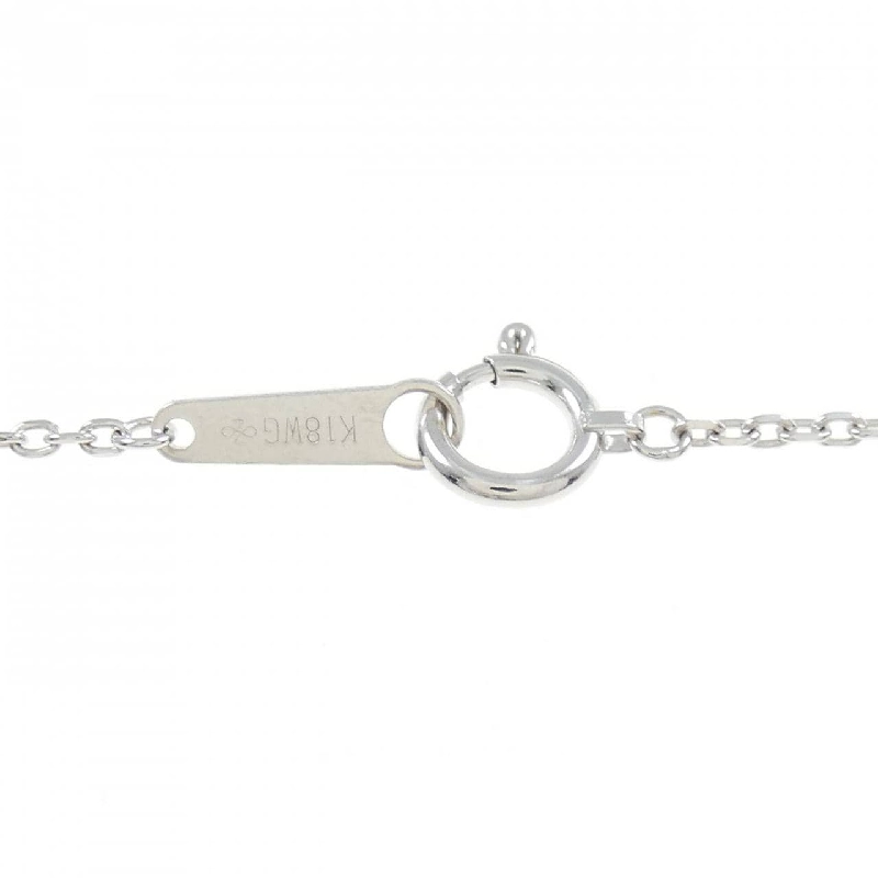 K18WG Hoa Kim Cương Dây Chuyền 0.18CT - Hàng hiệu Chính hãng 863005