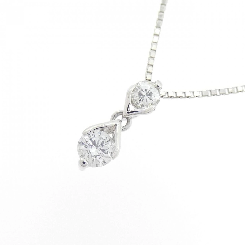 Dây chuyền kim cương PT900/PT850 0.18CT - Hàng hiệu Authentic 861120