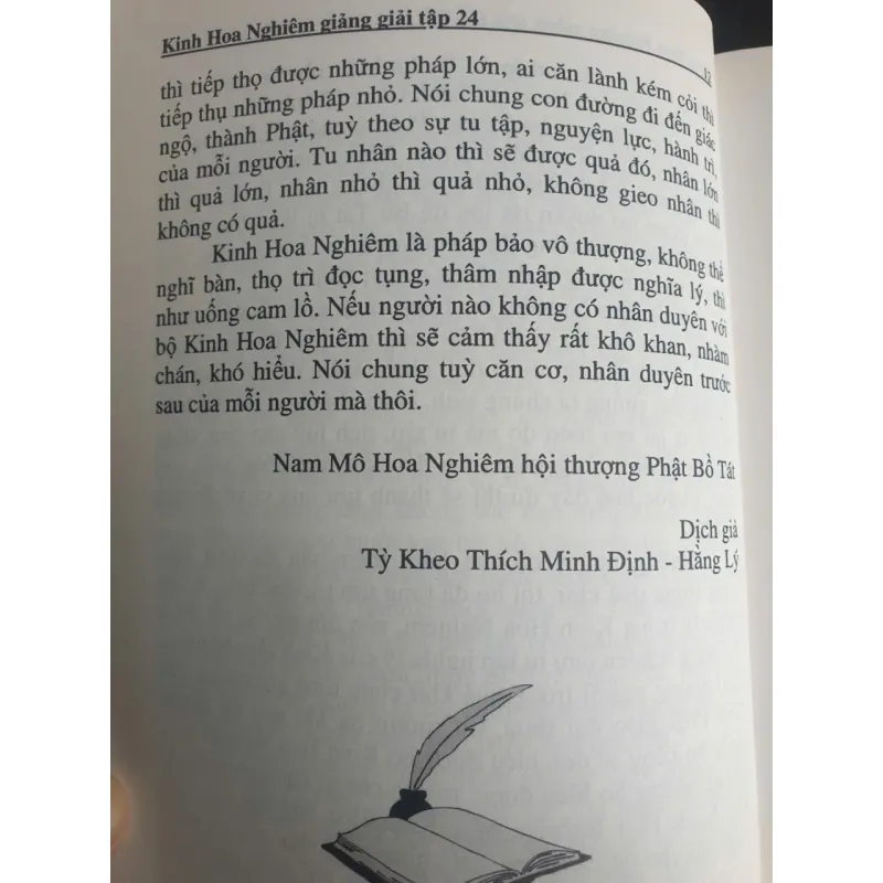 Kinh Hoa Nghiêm Đại Phương Quảng Phật Tập 24 HT. Tuyên Hóa mới 90% 712066