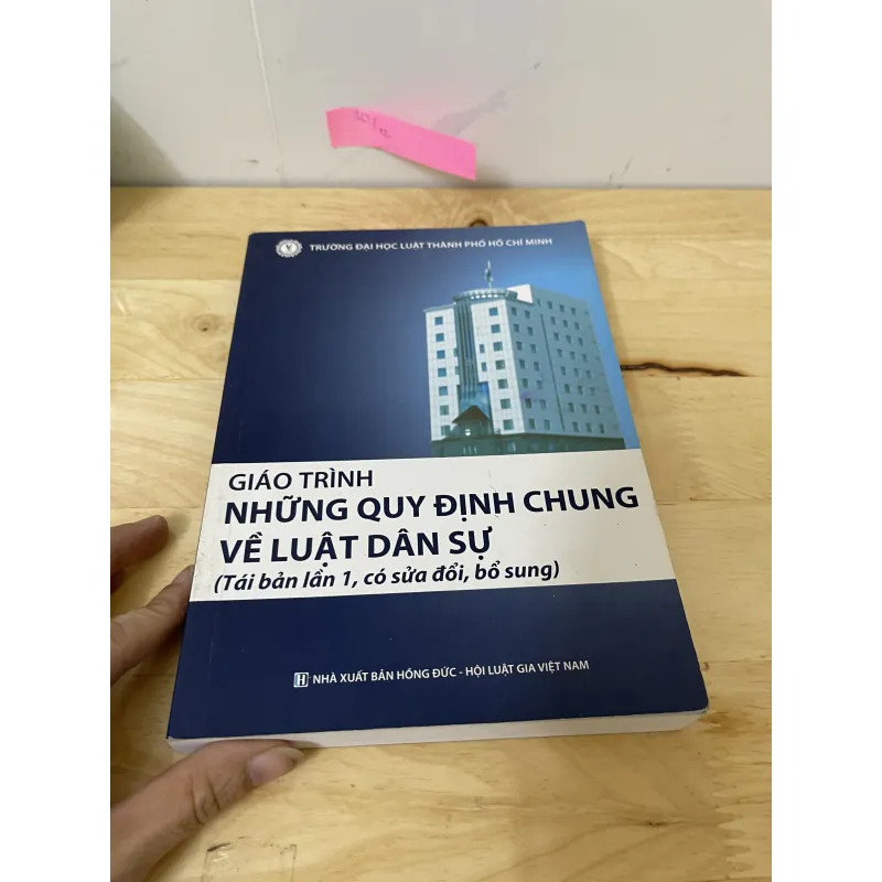 Giáo trình Những Quy Định chung về Luật Dân sự  751133