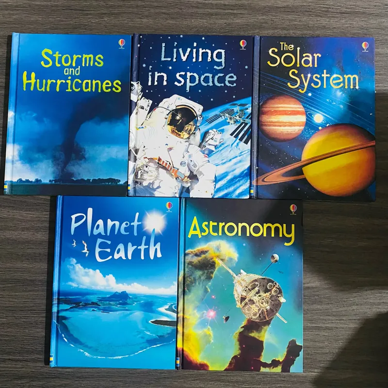 Bộ 5 cuốn sách tìm hiểu vũ trụ cho thiếu nhi Tiếng Anh 564491