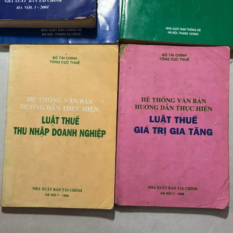 Luật thuế /Thuế doanh nghiệp (combo 5 cuốn) 759405