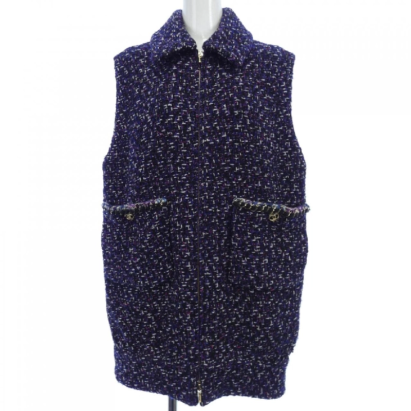 【Mục đủ điều kiện giảm giá】Chanel CHANEL Áo gile dài 642239