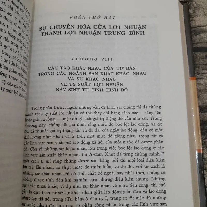 Các Mác - Tư Bản - Tập thứ ba Phần 1. Sản xuất Tư bản Chủ nghĩa. 729025