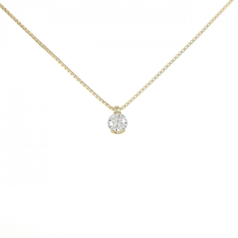 Dây chuyền kim cương K18YG 0.34CT - Hàng hiệu chính hãng 863182