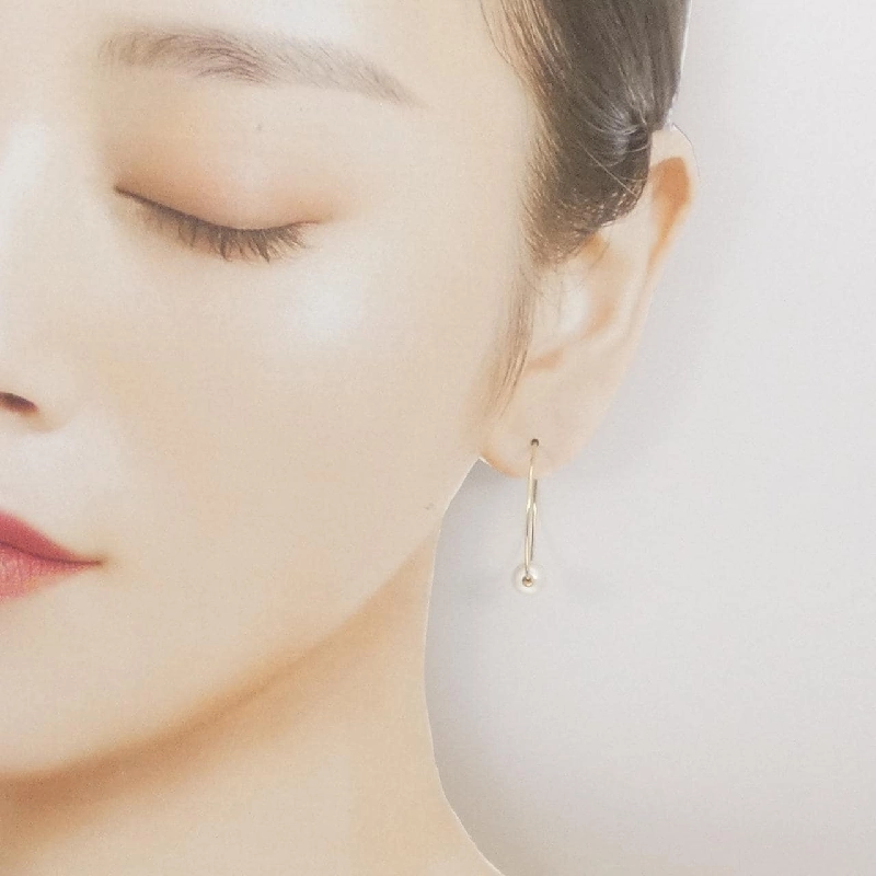 K10YG Bông tai ngọc trai Akoya 6.7mm - Hàng hiệu Chính hãng 870826