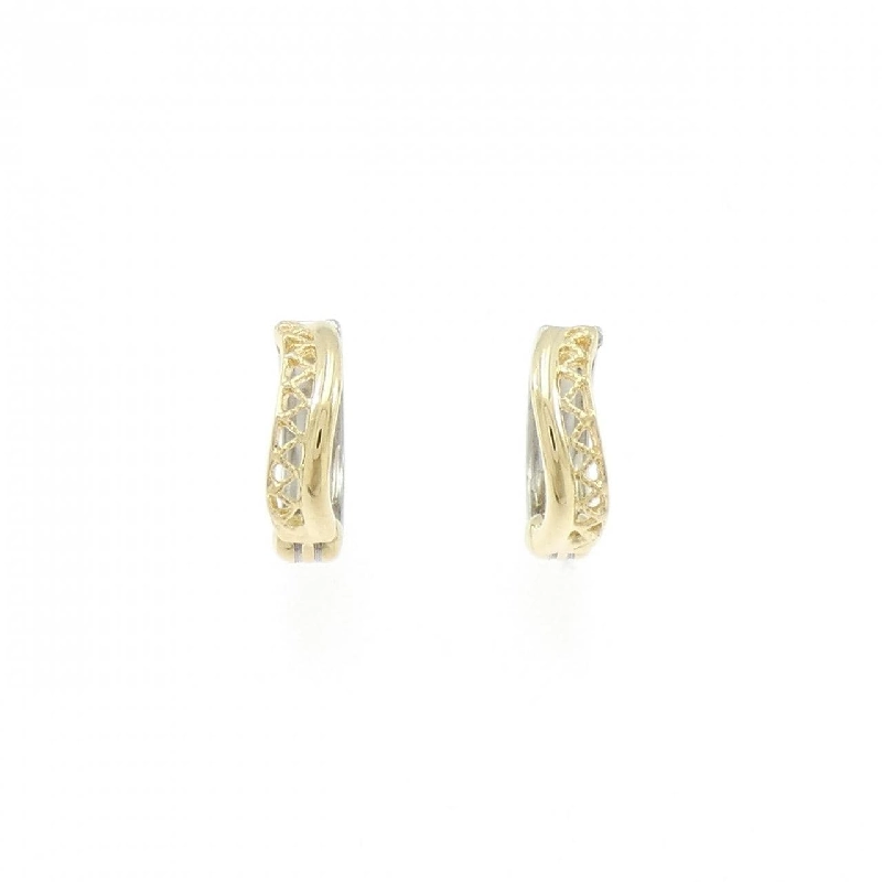 K18YG/PT900 Bông tai - Hàng hiệu Authentic 871514