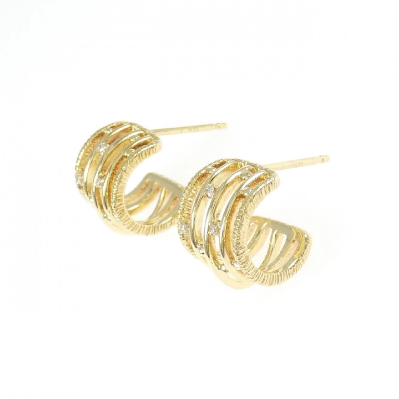 K18YG Bông tai kim cương 0.02CT - Hàng hiệu Chính hãng 865917