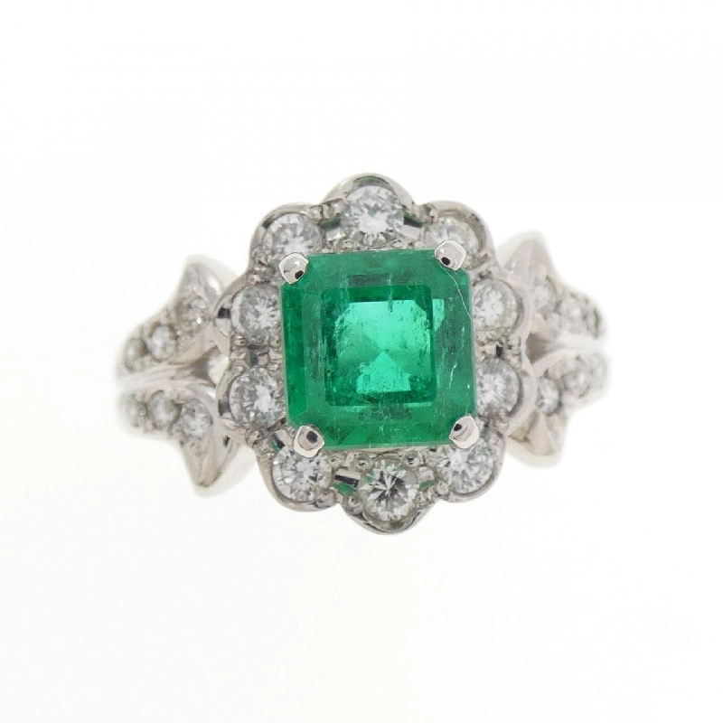 Nhẫn Emerald PT900 1.27CT - Hàng hiệu Chính hãng 850864