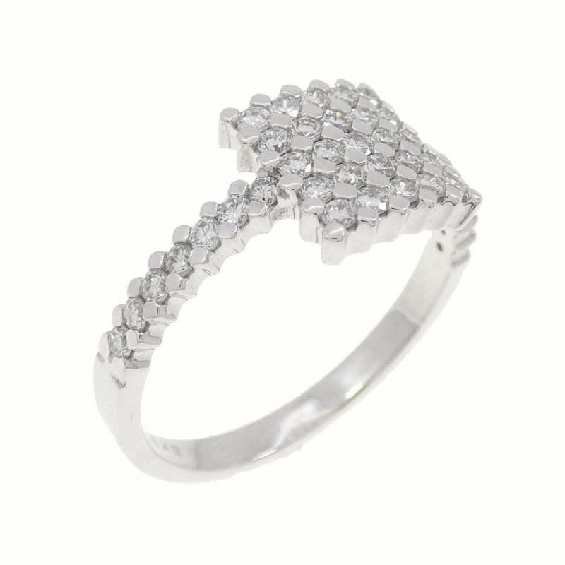 Nhẫn kim cương 750WG Pavé 0.49CT 671210