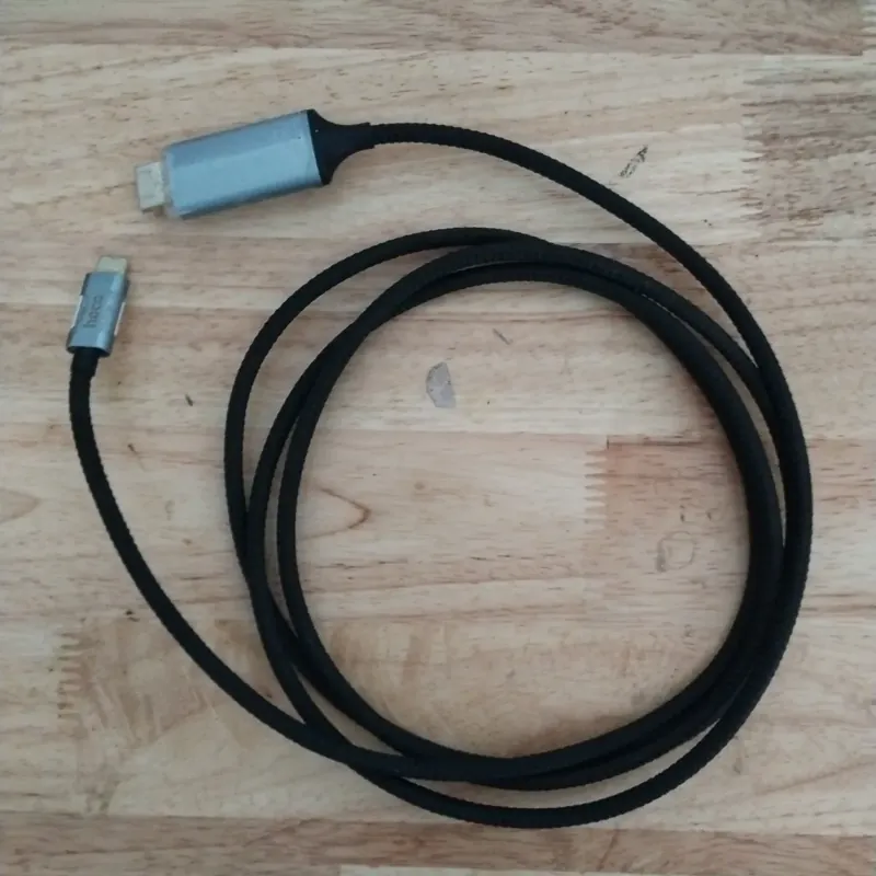 Dây cáp 1m, Dây cáp 100cm  monitor Đầu HDMI và Type C mới 558596
