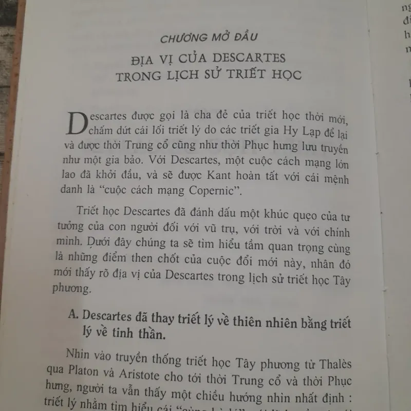Tiến sỹ Trần Thái Đỉnh- Triết học Descartes &PP Luận và Suy niệm. 720210