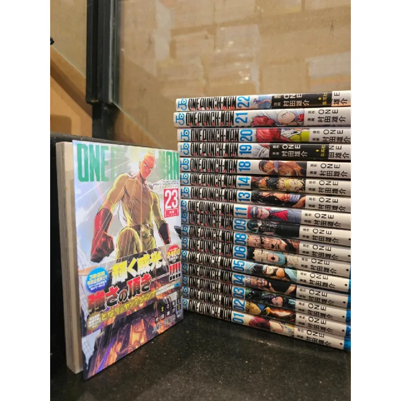 Sách tiếng Nhật 183 - One Punch Man bản gốc tiếng Nhật 353024