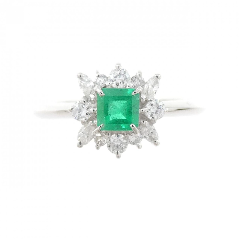 Nhẫn Emerald PT900 0.25CT - Hàng hiệu Chính hãng 854029