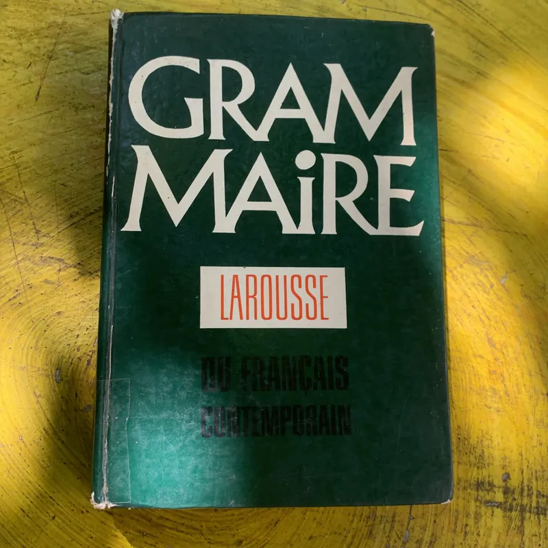 GRAM MAIRE LAROUSSE 1964 NGỮ PHÁP TIẾNG PHÁP ĐƯƠNG ĐẠI 737845