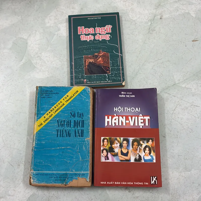 Sổ tay bỏ túi Anh/ Hàn/ Trung (3 cuốn) 1005315