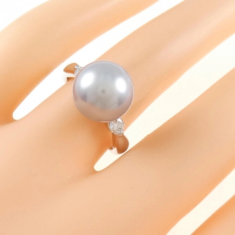 Nhẫn ngọc trai đen PT 10.8mm 671522