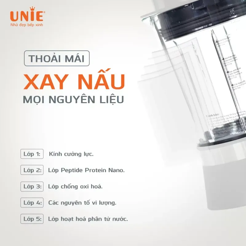 Máy làm sữa hạt UNIE V1 dung tích 1,75L 960299