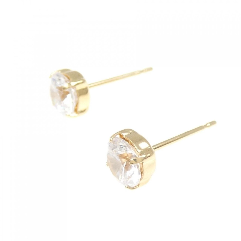 K18YG Bông tai Cubic - Hàng hiệu Chính hãng 867723